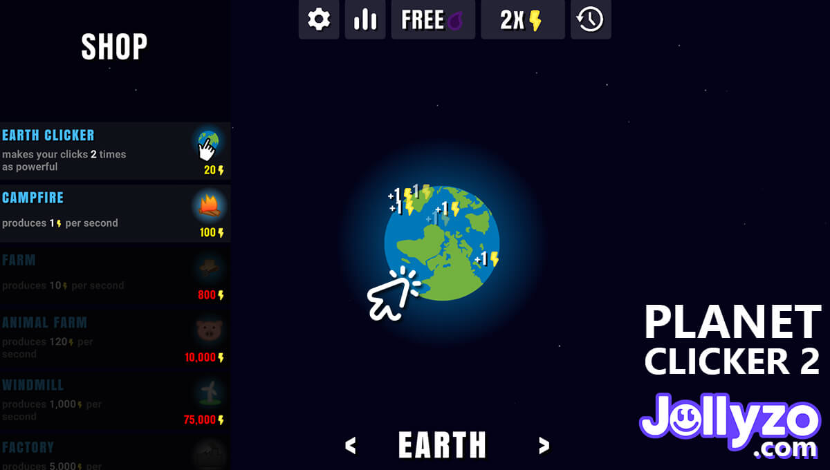 Planet Clicker 2 online