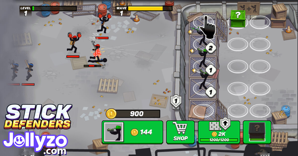 Stick Defenders game