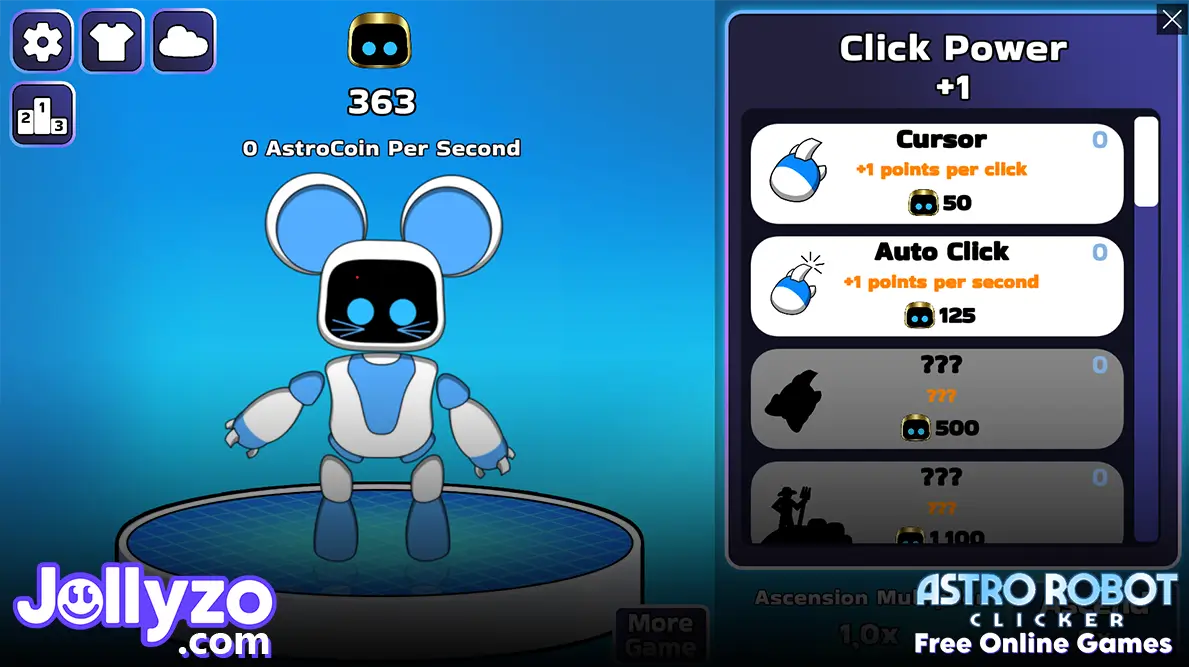 astro robot clicker Unblocked