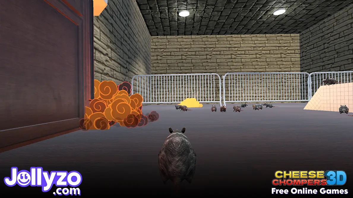 cheese chompers 3d Unblocked online game